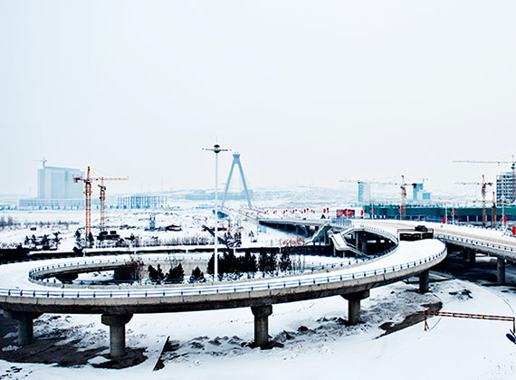 珠斯花大街公铁立交桥